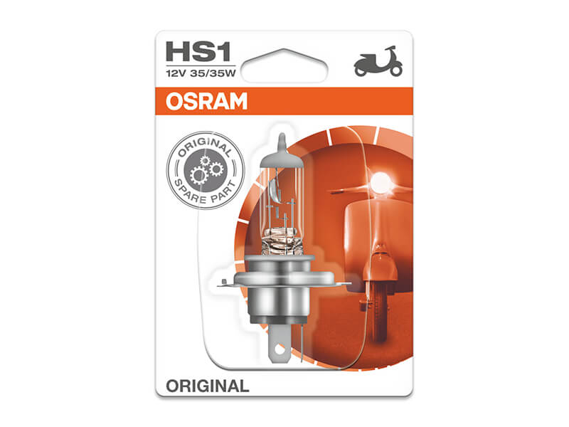 Халогенска сијалица Osram HS1 Moto Original 12V, 35/35W, PX43t, 1 бр.