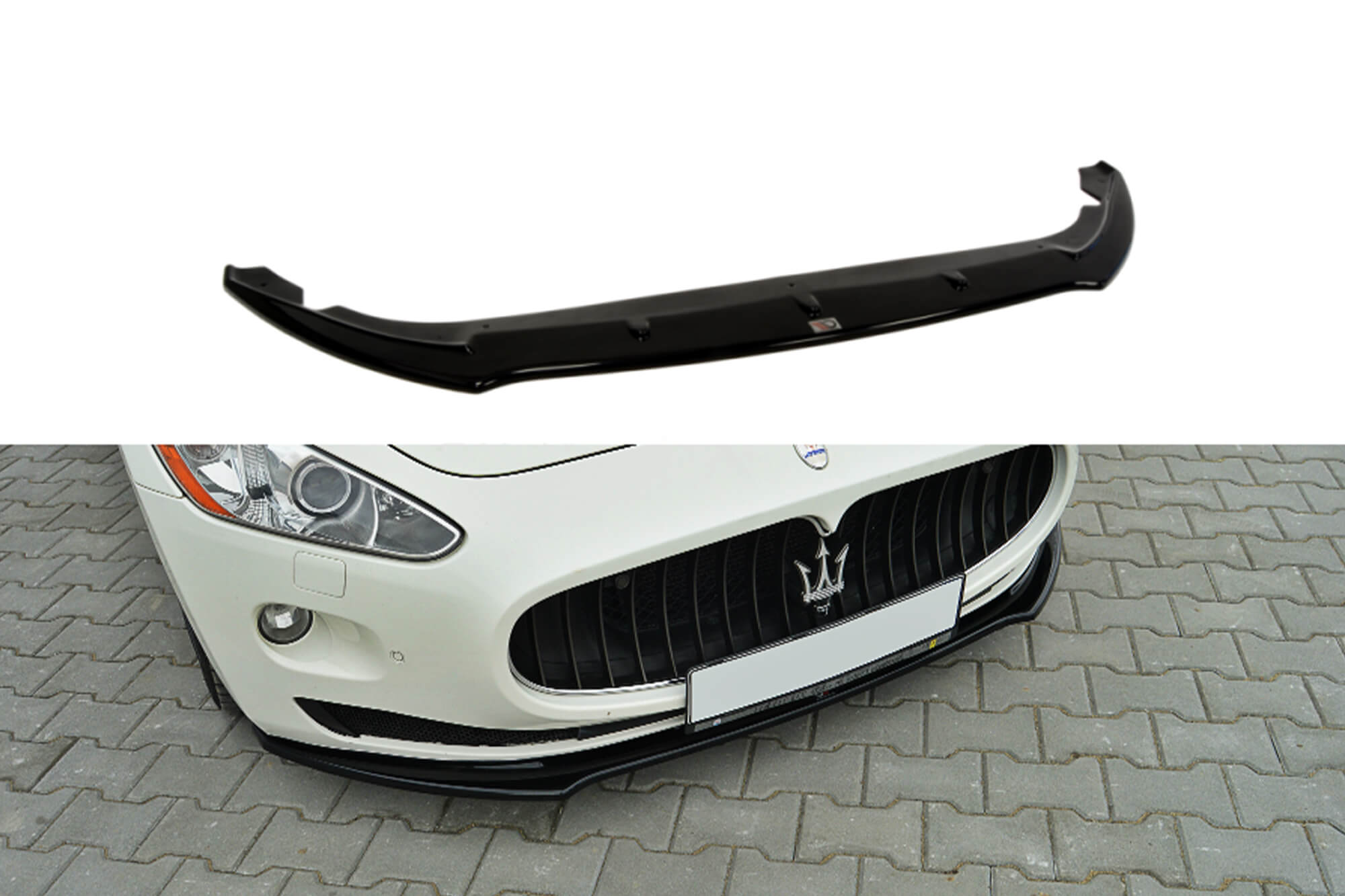 Спојлер  Maxton Design за преден  браник на Maserati Granturismo 2007-2011, црн мат