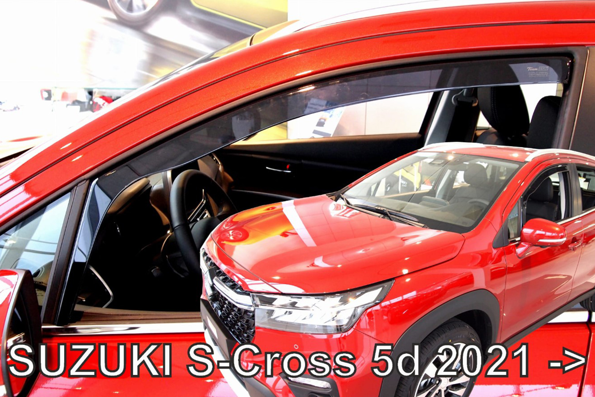 Предни ветробрани Heko за Suzuki S-Cross по 2021 година, затемнети, 2 бројки