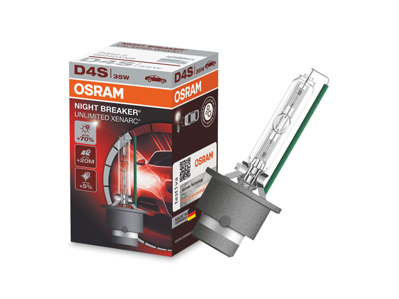 Ксенон сијалица Osram D4S Night Breaker Unlimited 42V, 35W, P32d-5 1бр.