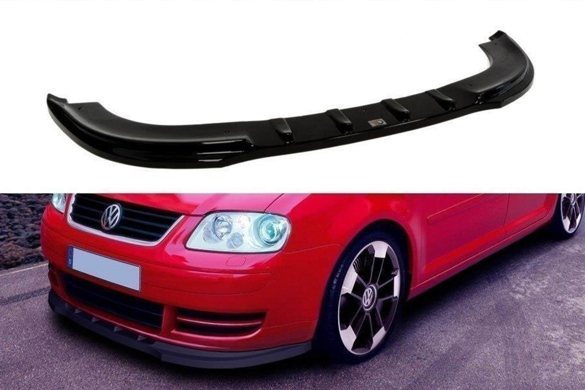 Спојлер  Mаxton Design за стандарден  преден  браник на VW Тouran 2003-2006, боја карбон