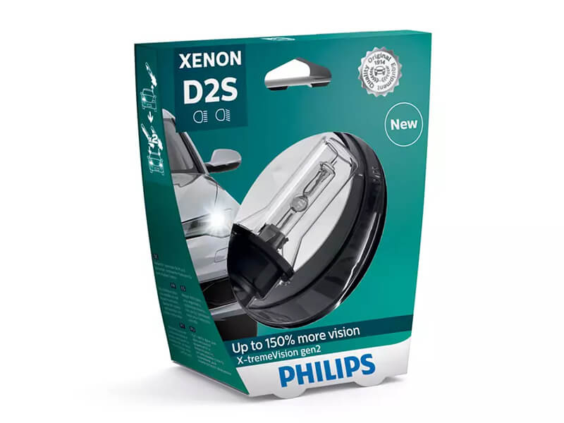 Ксенон сијалица Philips D2S X-Treme Vision Gen2 85V, 35W, 4800K, P32D-2, 1 број