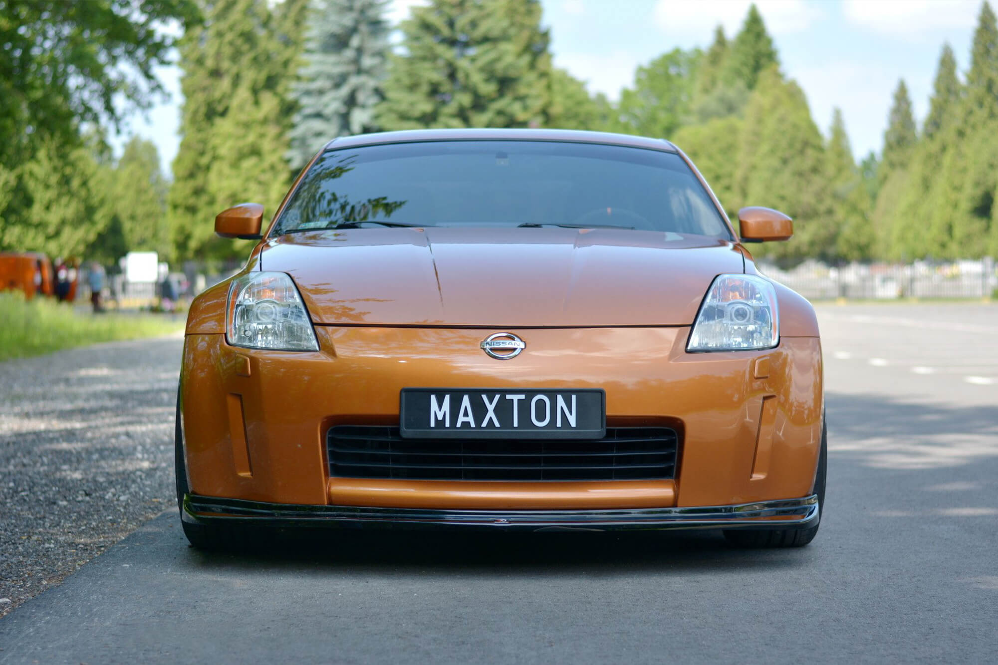 Спојлер  Maxton Design за преден  браник на Nissan 350Z 2003-2006, боја карбон