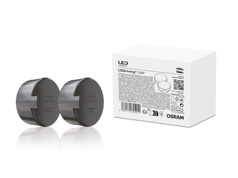 Комплет капачки Osram LEDriving CAP за фарови, Ф90мм, 2 бројки