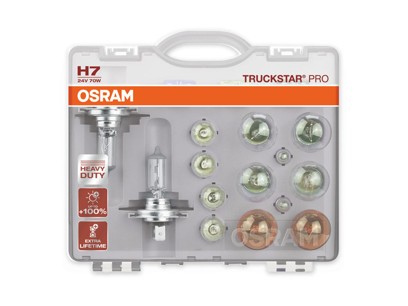 Резервен комплет H7 сијалици Osram TruckStar Pro 24V