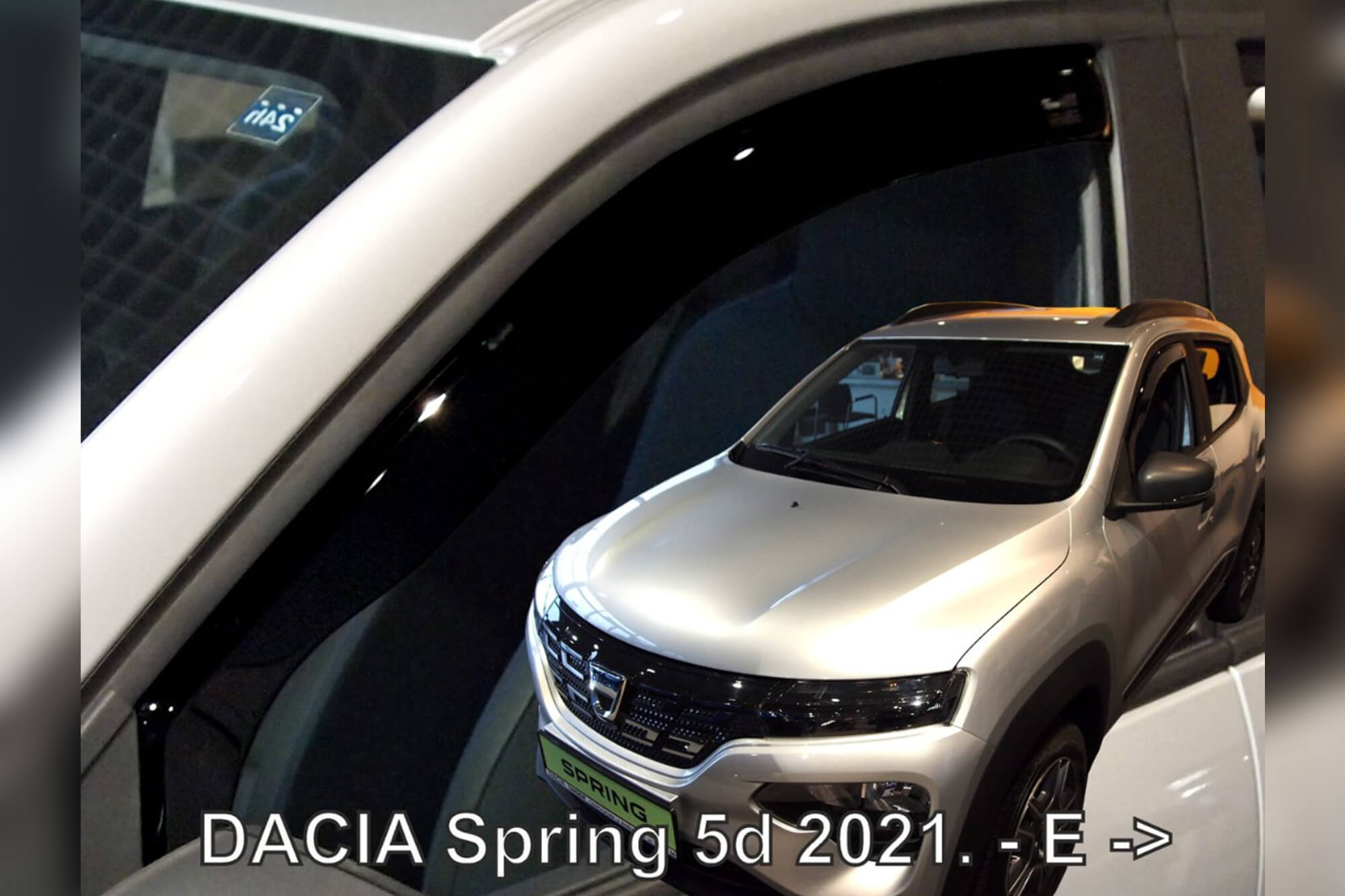 Предни ветробрани Heko за Dacia Spring Electric по 2021 година, затемнети, 2 бројки