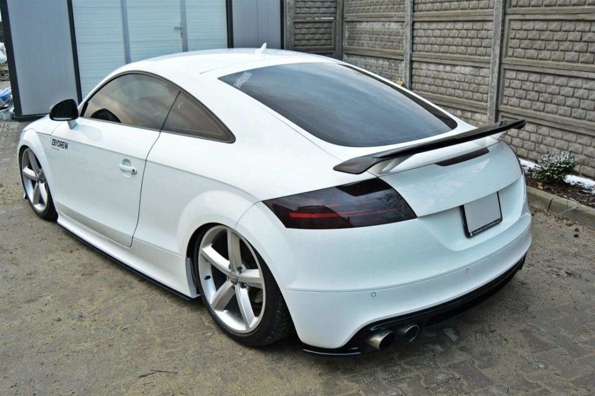 Странични додатоци  Maxton Design за заден браник на Audi TT S 8J 2008-2013, црн мат