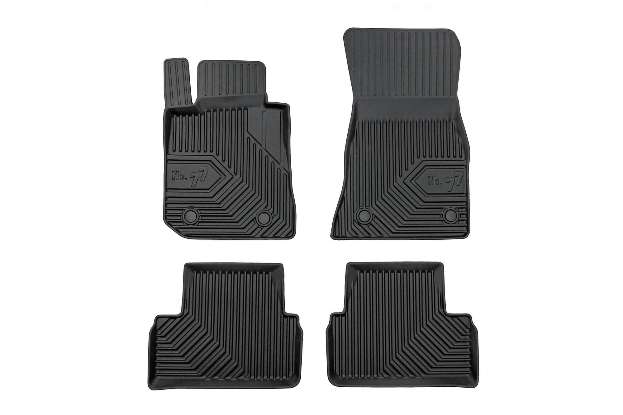 2.5D гумени патосници Frogum модел 77 за BMW серија 4 G26 Gran Coupe, I4 G26 по 2021 година, 4 дела, црни