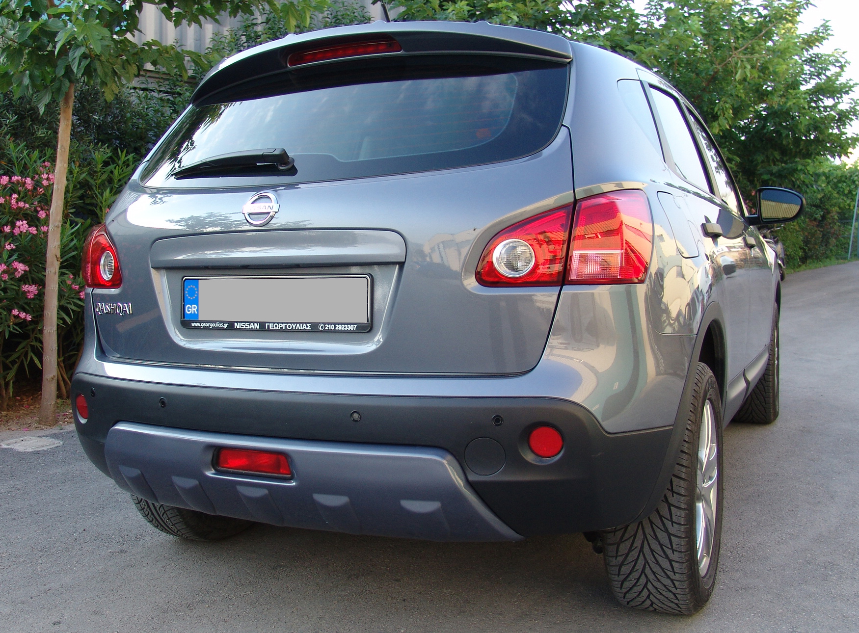 Дифузер  Motordrome Design за заден браник со  сензори на Nissan Qashqai J10 2007-2009