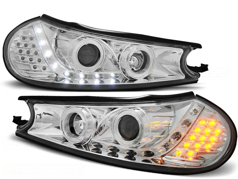 Комплет тунинг фарови со LED светла за Ford MONDEO 10.1996-08.2000 , лев и десен