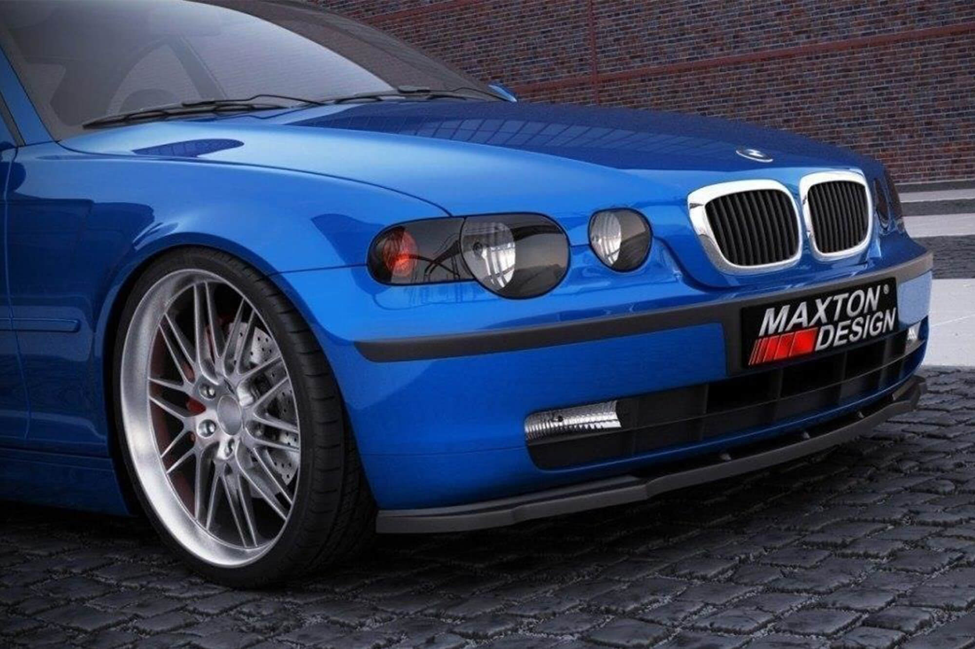 Спојлер  Maxton Design за стандарден  преден  браник на BMW серија 3 Е46 компакт 2000-2004, боја карбон