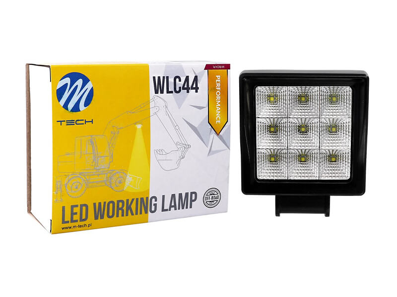 LED бар M-tech Performance Series Work Light тип кубче со 9 диода CREE 10-32V, 45W, 6000K, 2500lm, 110x60x142mm, 1 број