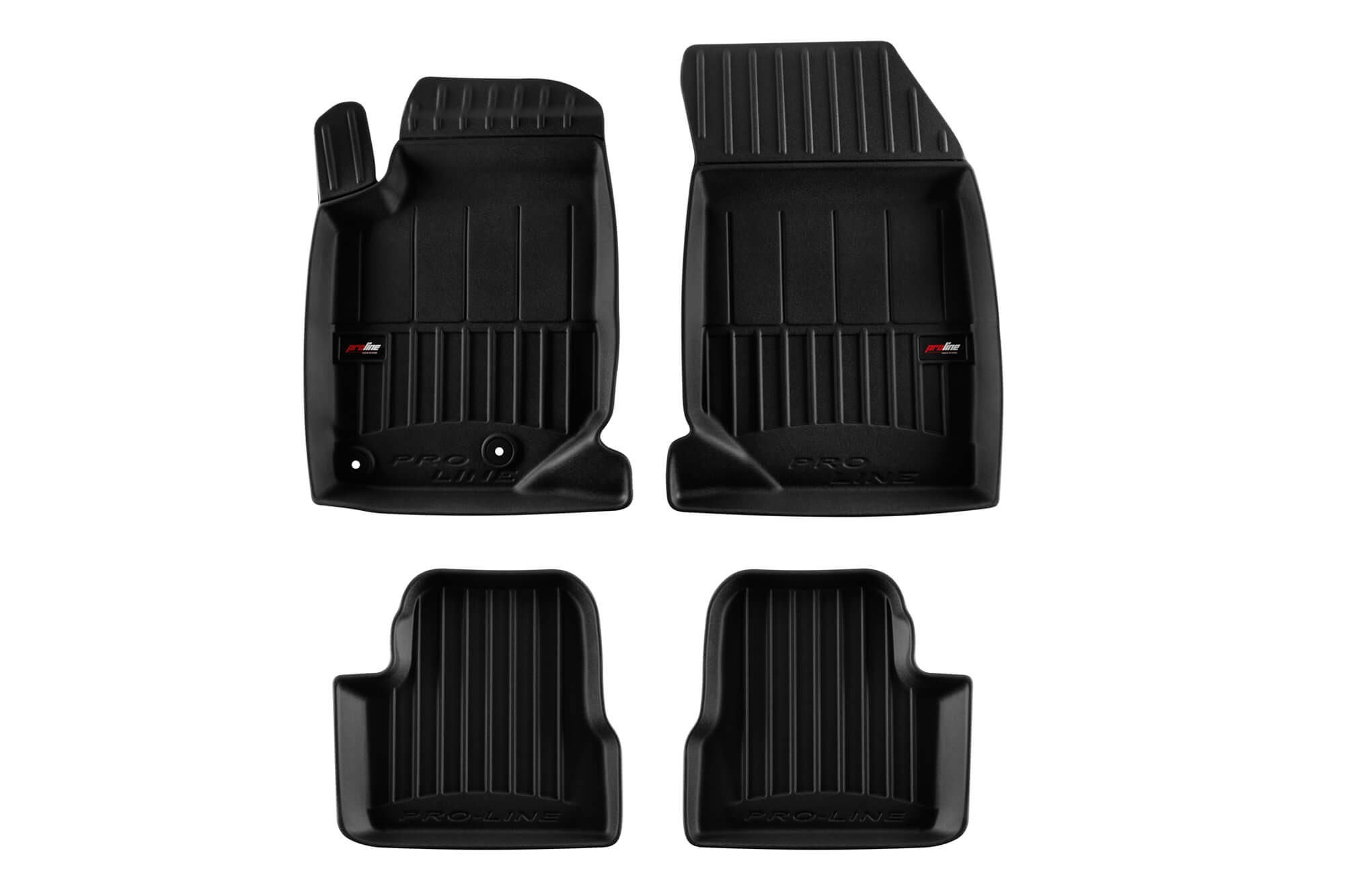 3D Гумени патосници Frogum за Opel Mokka B по 2020 година, 4 дела, црни