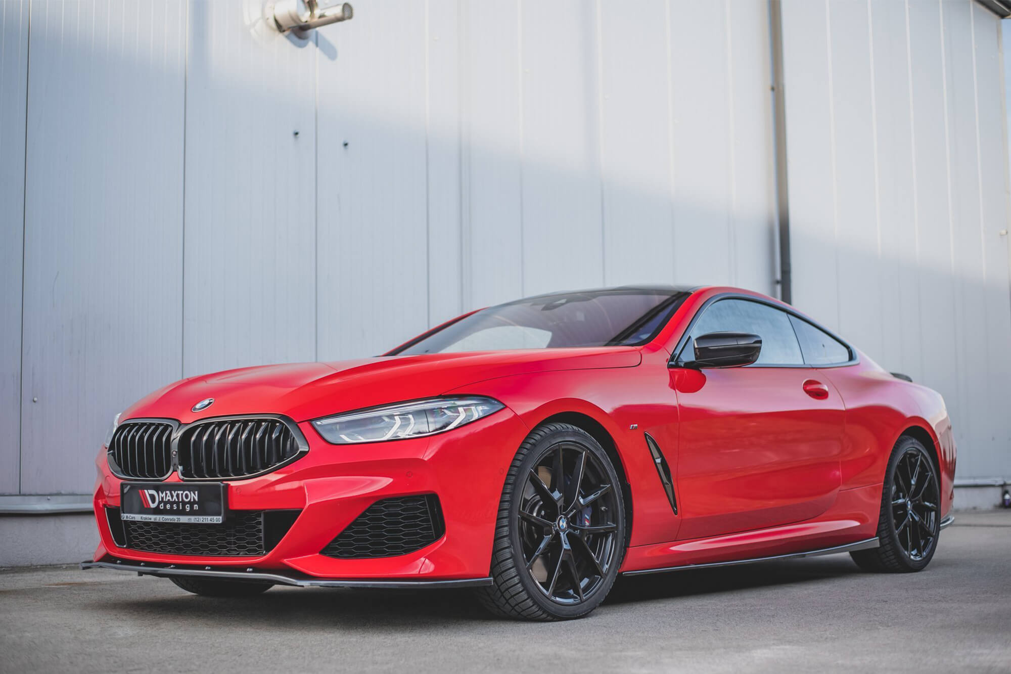 Додатоци  Maxton Design за прагови на BMW M850I G15 по 2018 година, боја карбон