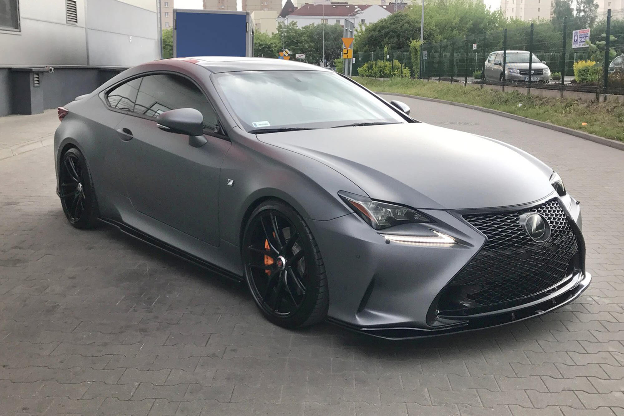 Спојлер  Maxton Design верзија 1 за преден  браник на Lexus RC по 2014 година, боја карбон