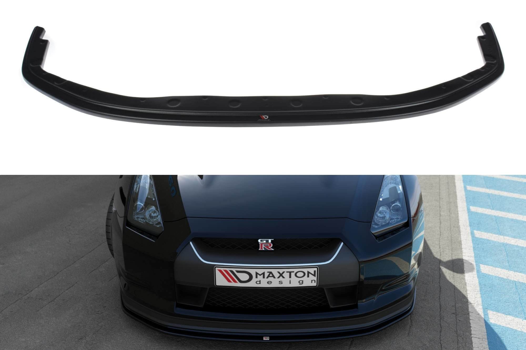 Спојлер  Maxton Design за преден  браник на Nissan GT-R купе R35 2007-2010, боја карбон