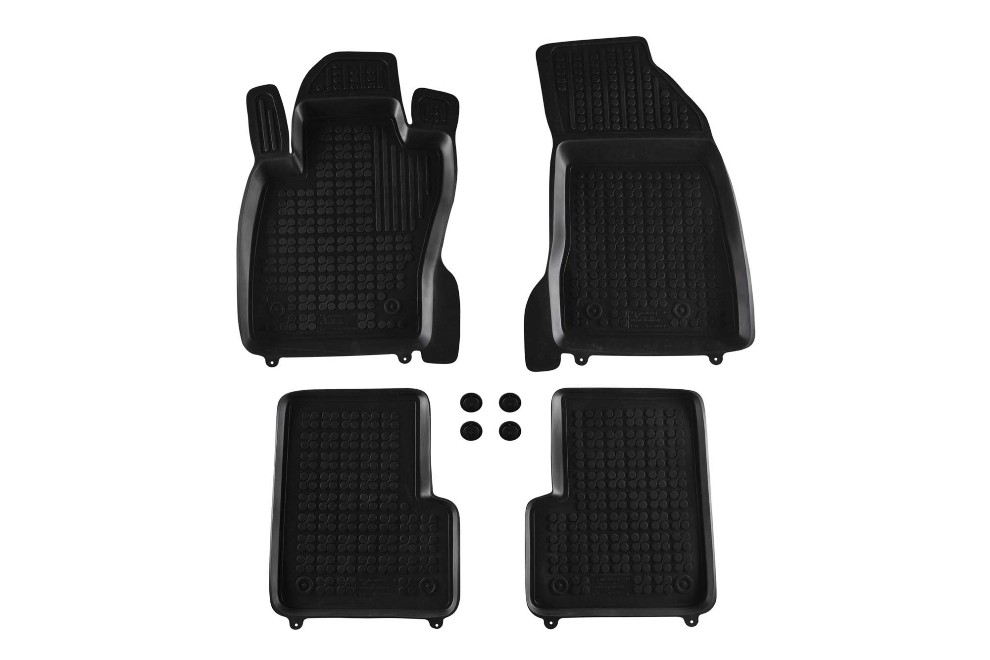 Гумени патосници Rezaw-Plast за Jeep Renegade по 2015 година 4 дела црни