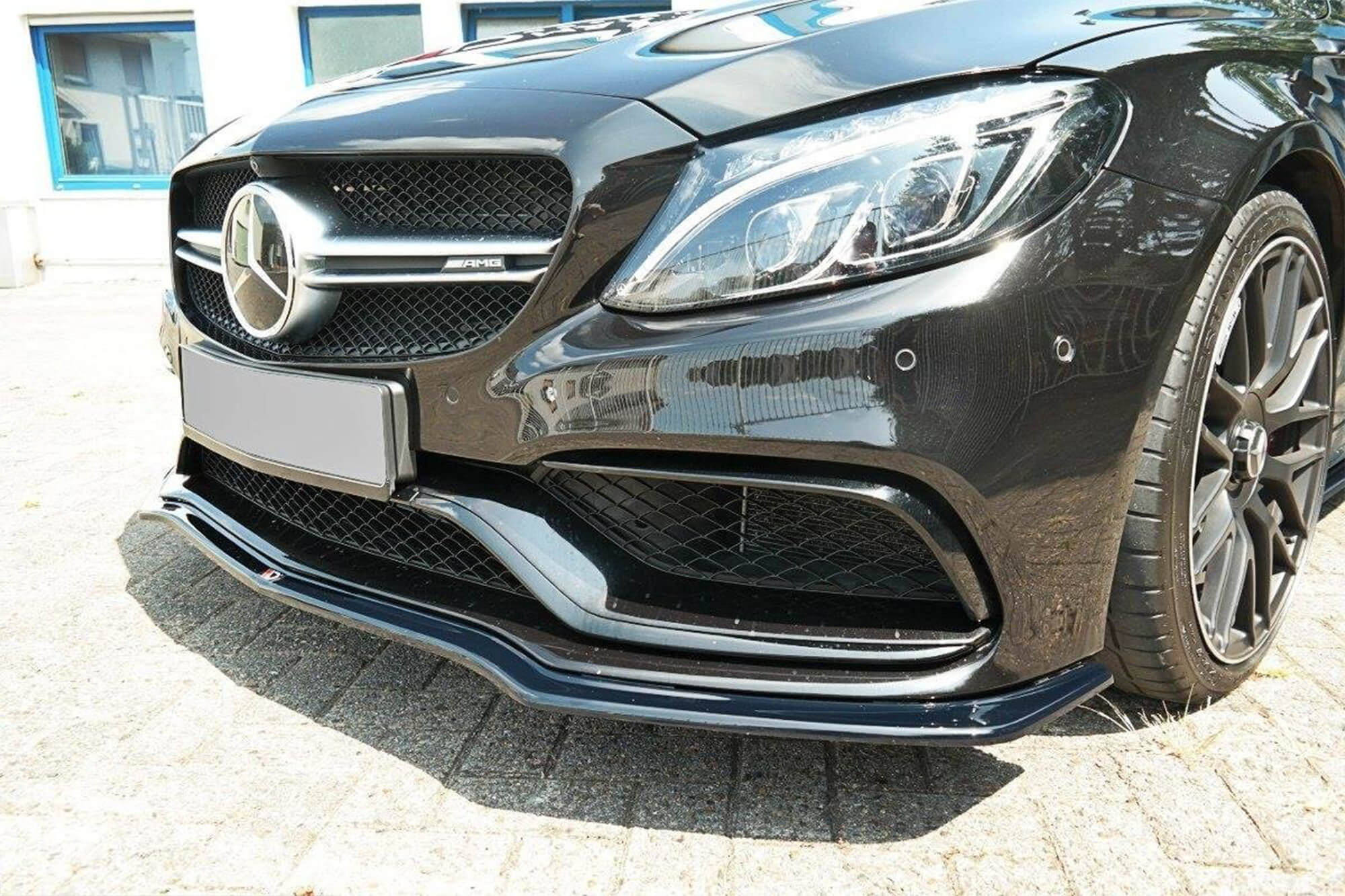 Спојлер  Maxton Design за преден  AMG браник на Mercedes C63 караван S205 2016-2018, боја карбон