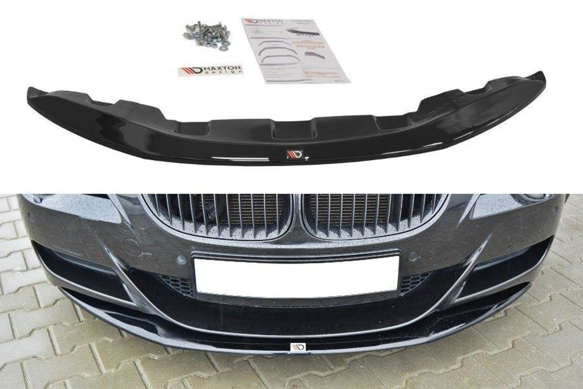 Спојлер  Maxton Design верзија 1 за преден  M6 браник на BMW серија 6 E63 2005-2010, боја карбон