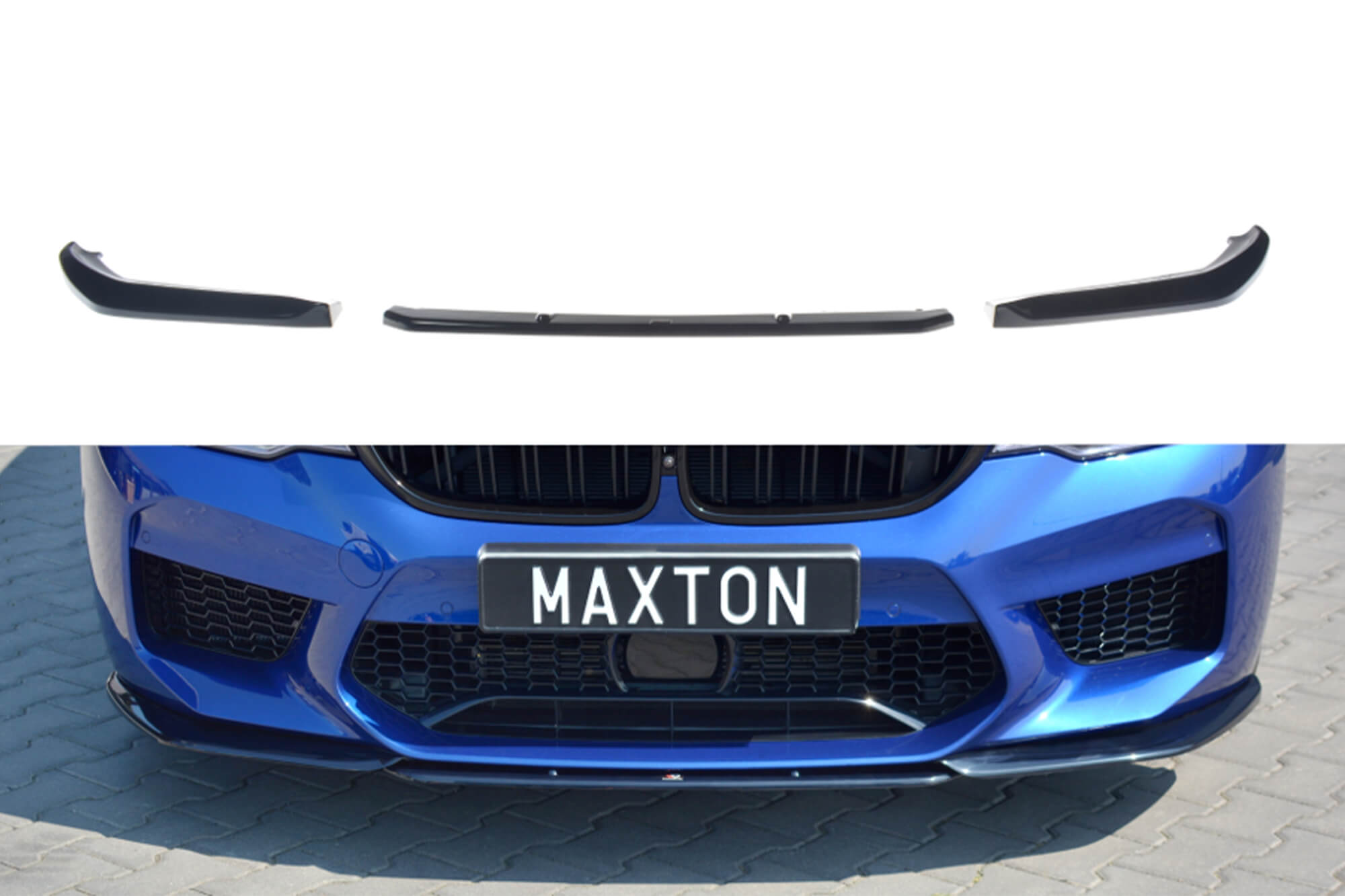 Спојлер  Maxton Design верзија 2 за преден  M5 браник на BMW серија 5 F90 по 2017 година, боја карбон