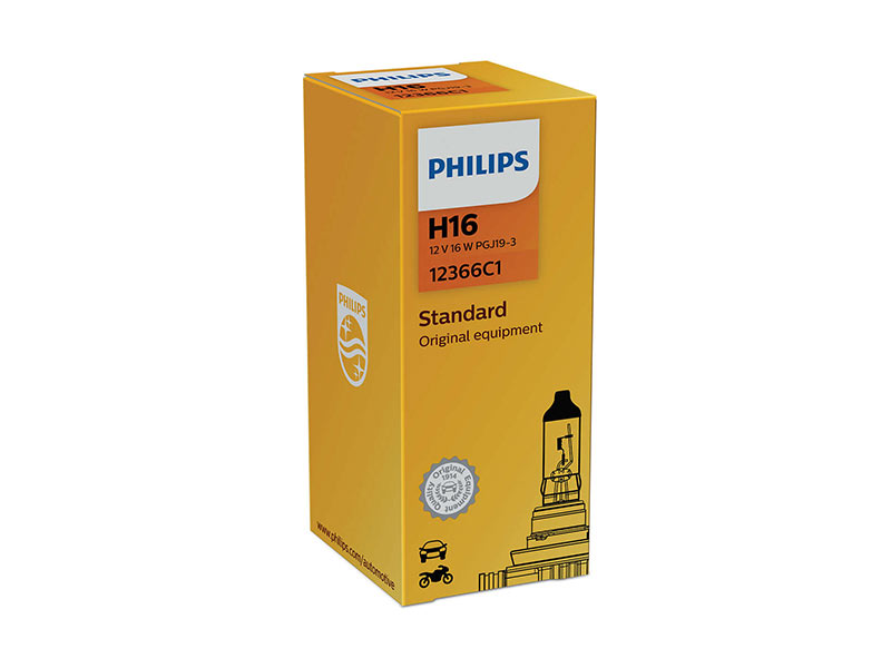 Халогенска сијалица Philips H16 Standard 12V, 19W, PGJ19-3, 1 бр.