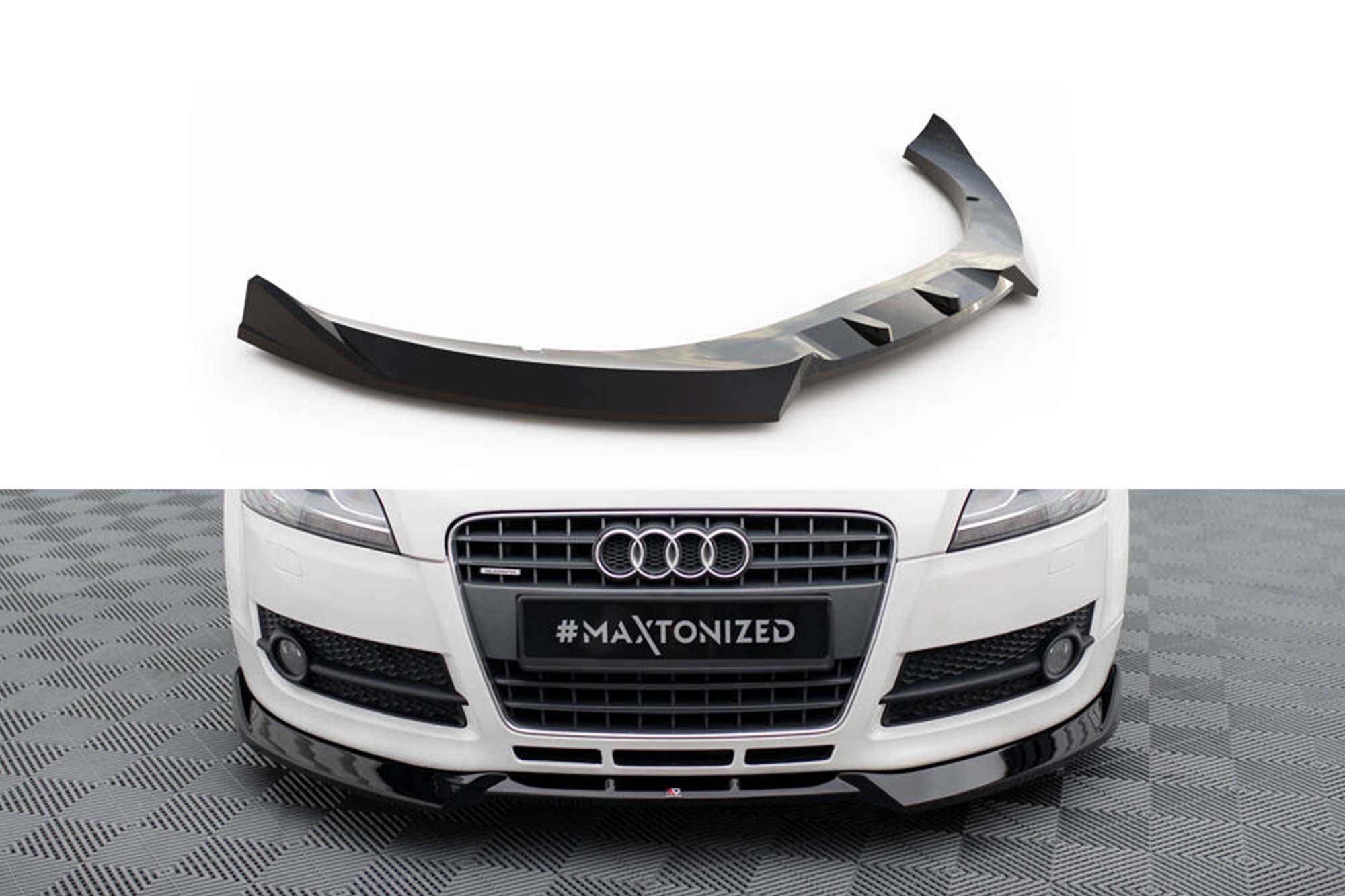 Спојлер  Maxton Design за преден  браник на Audi TT 8J 2006-2010, црн лак