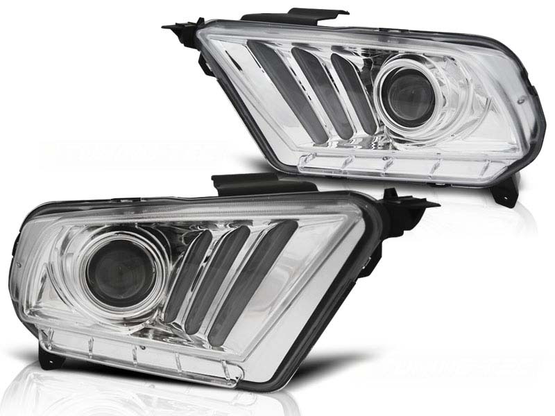 Комплет тунинг фарови со LED светла за Ford MUSTANG 2010-2013 , лев и десен