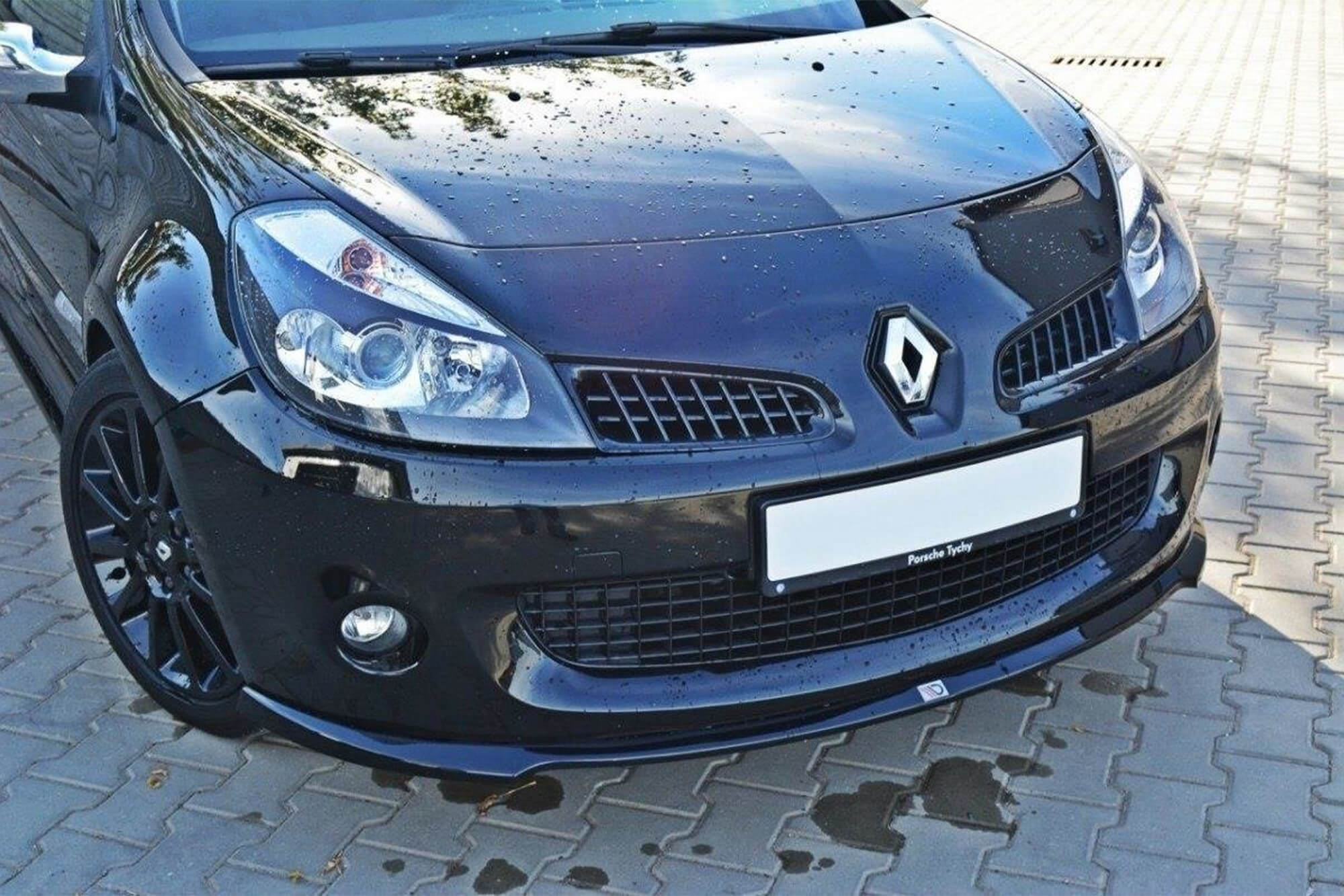 Спојлер  Maxton Design за преден  RS браник на Renault Clio 2006-2009, црн мат