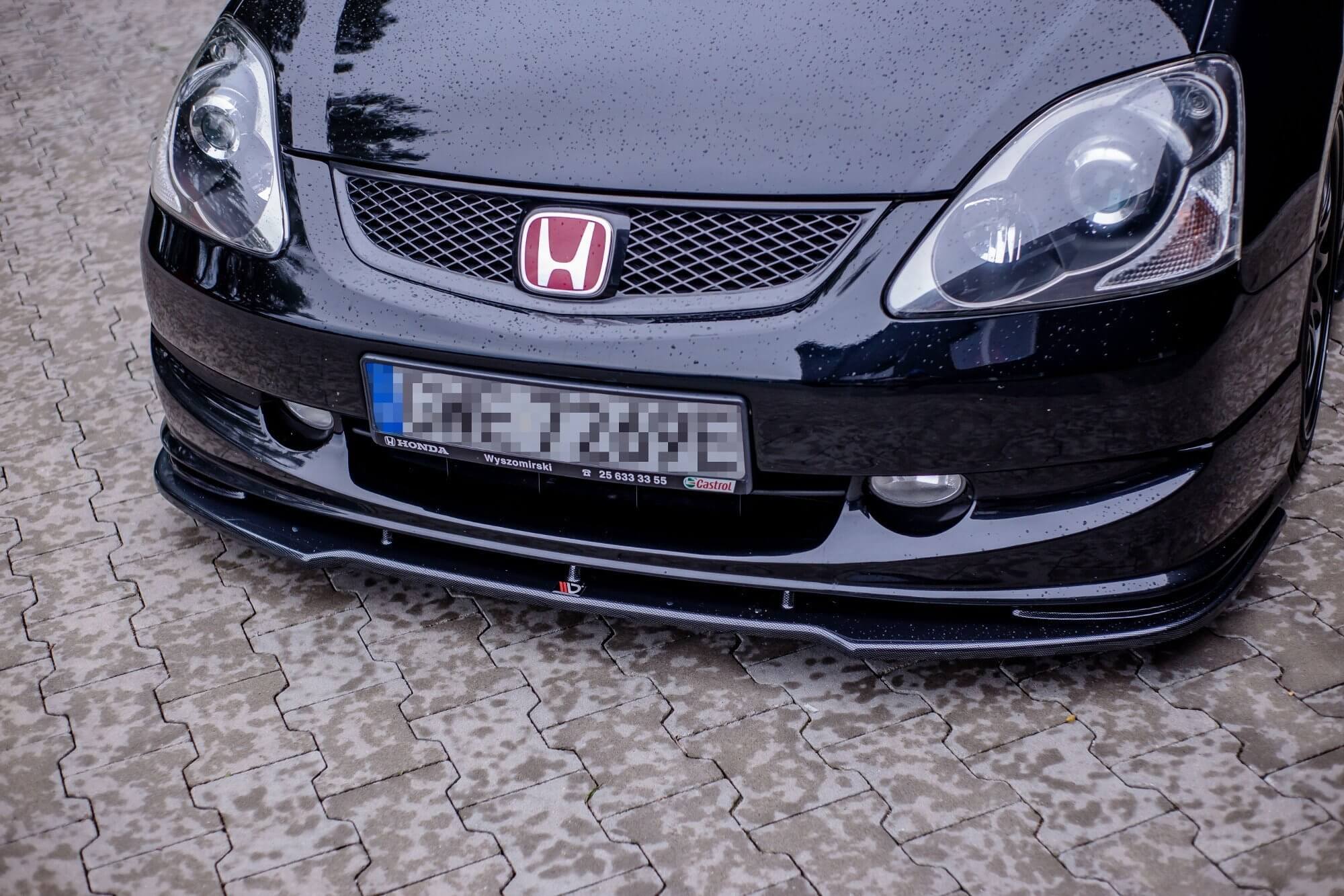 Спојлер  Maxton Design за преден  Type-R/S браник на Honda Civic 2004-2006, боја карбон