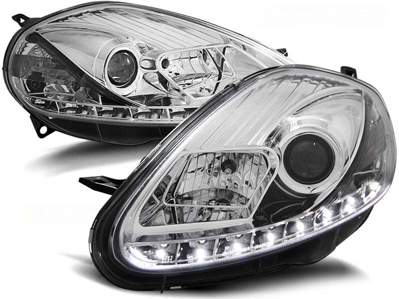 Комплет тунинг фарови со LED светла за FIAT GRANDE PUNTO 09.2005-2008 , лев и десен