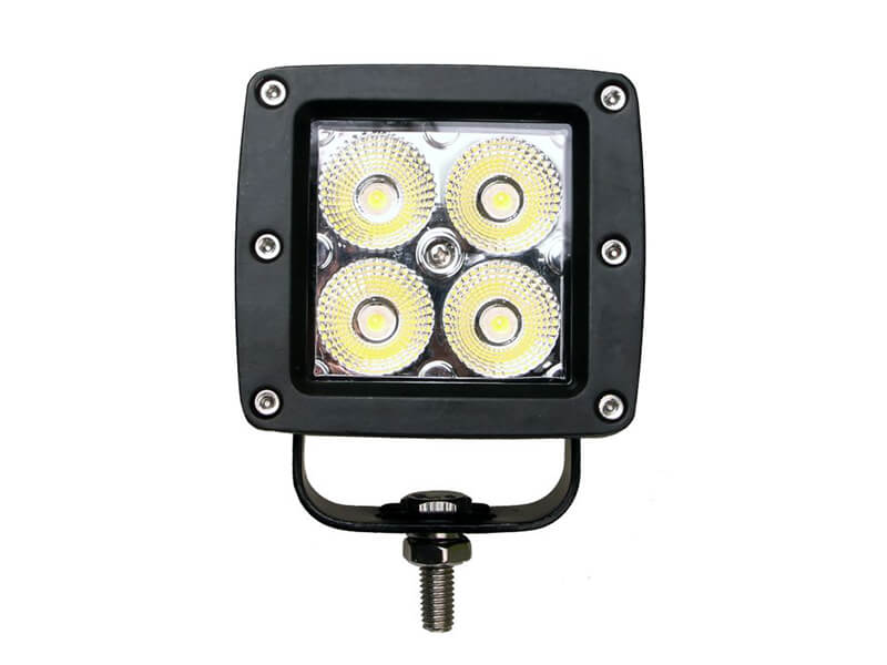 LED бар M-tech Black Series Work Light тип кубче со 4 диода 10-32V DC, 20W, 6000K, 1400lm, 86x83x83mm, 1 број