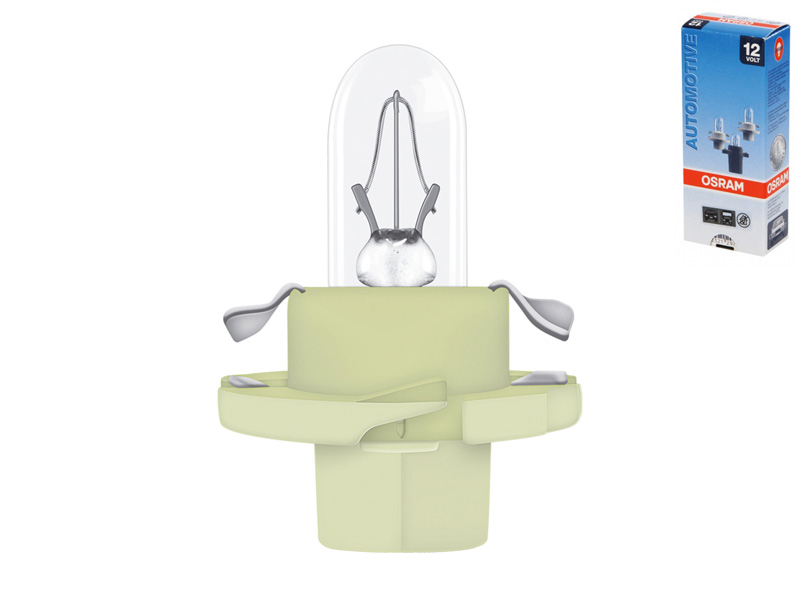 Сијалица за контролна табла/ шалт табла Osram Original 12V, 2W, BX8.4D бледо зелена, 1 бр.