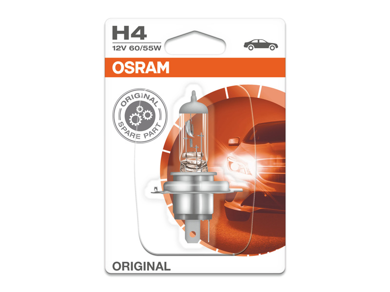 Сијалица Osram H4 Original 12V 60/55W P43t 1бр.