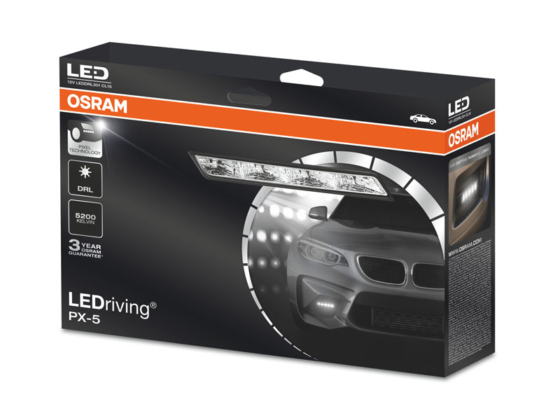 Дневни светла Osram LEDriving PX-5 5200K, 12V, 13.5W