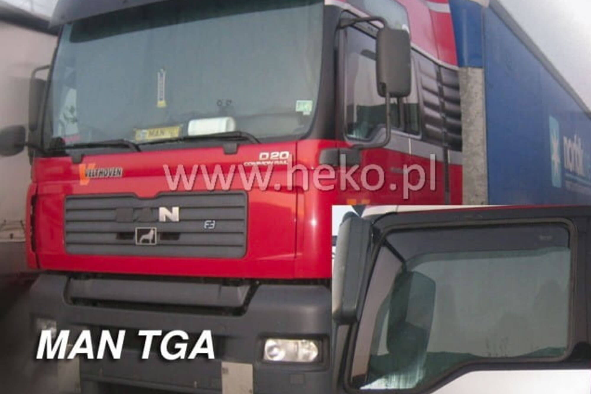 Предни ветробрани Heko за MAN TGA/TGL/TGM/TGX после 2001 година