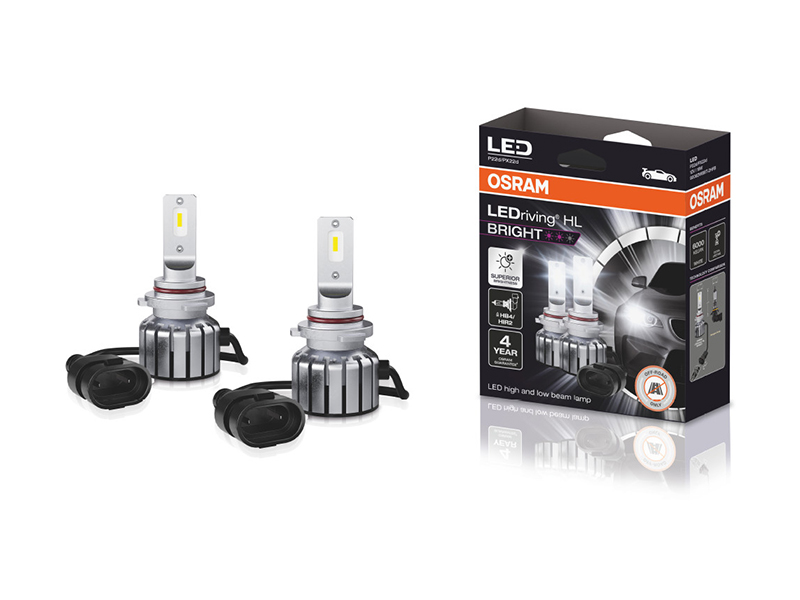 LED сијалици Osram Bright HB4/HIR2 12V, 19W, 6000K, 1900lm