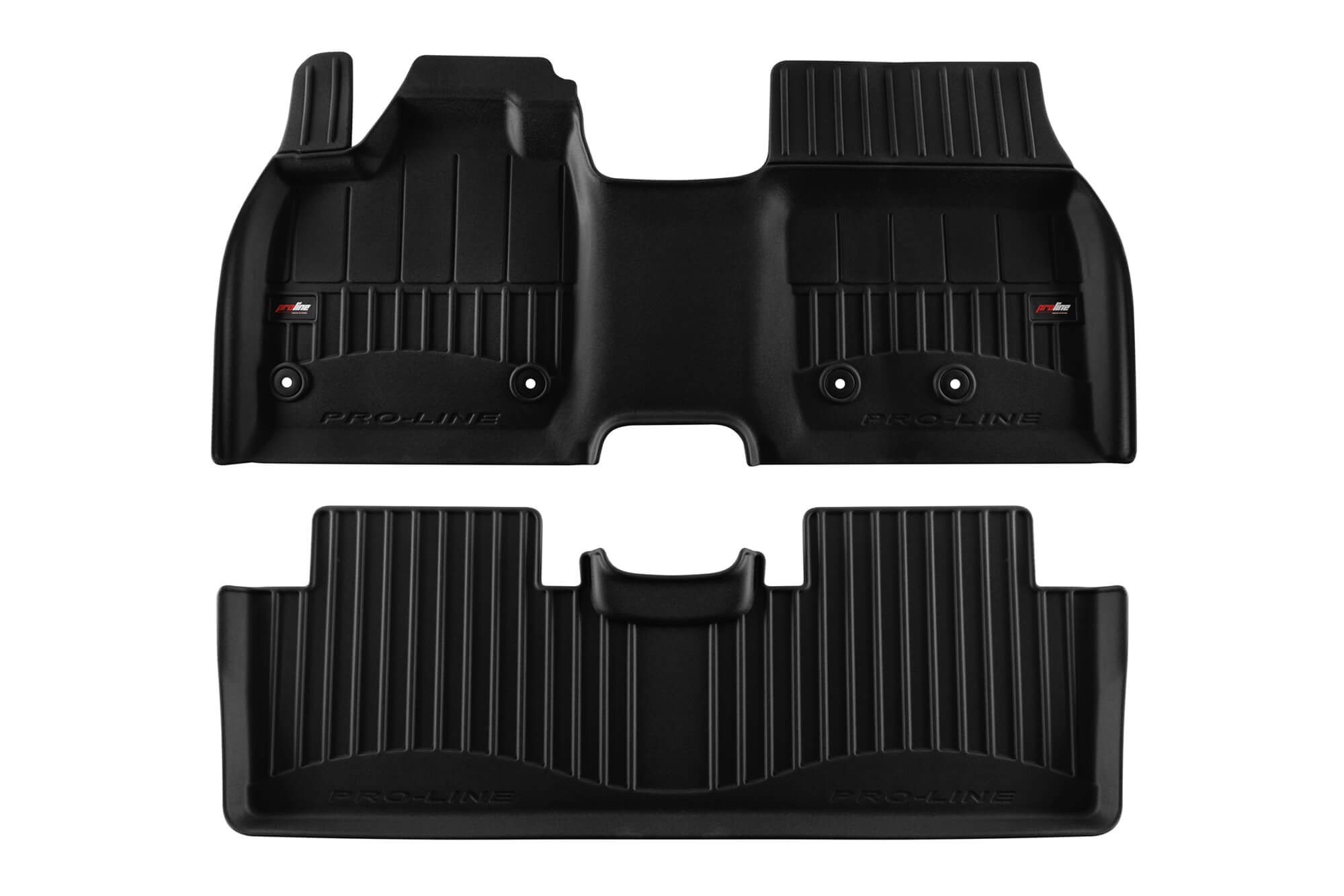 3D Гумени патосници Frogum за Nissan Ariya по 2022 година, 2 дела, црни