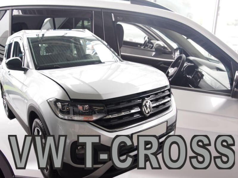 Комплет ветробрани Heko за Volkswagen T-cross по 2019 година со 5 врати, затемнети, 4 бројки