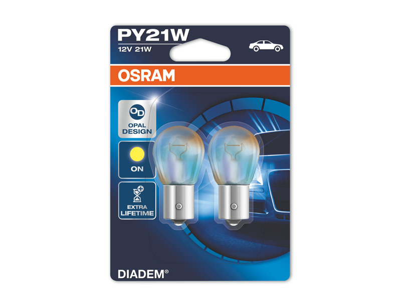 Сијалици Osram PYR21W Diadem 12V 21W BAU15s 2бр.