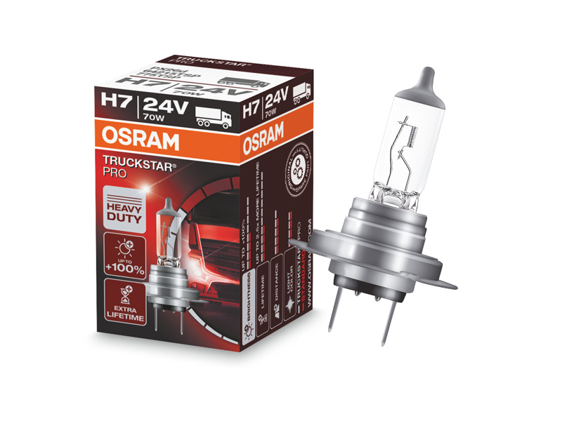 Халогенска сијалица Osram H7 Truckstar Pro 24V, 70W, PX26d, 1 бр.