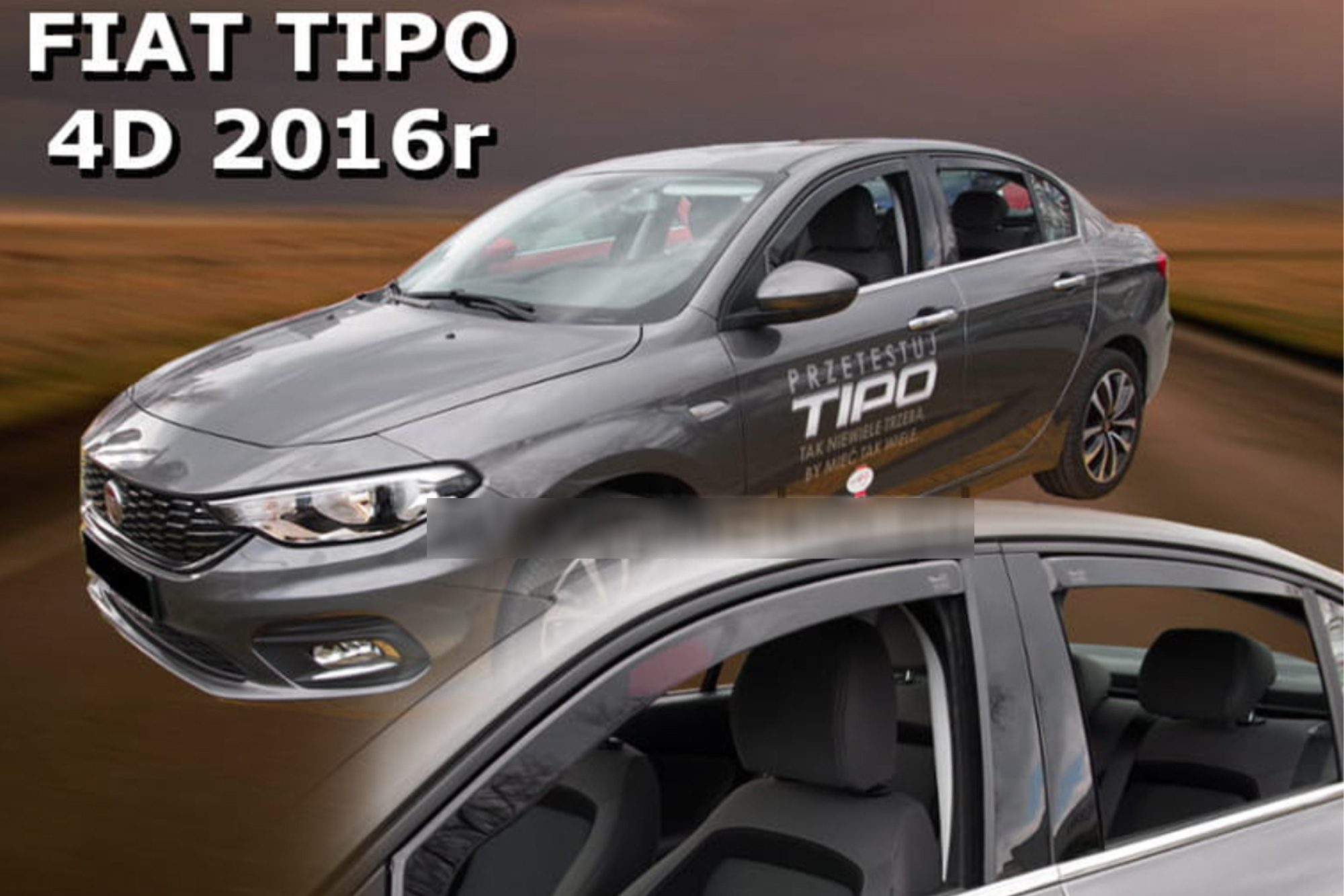 Комплет ветробрани Heko за FIAT Tipo седан/хечбек после 2016 година 4 врати