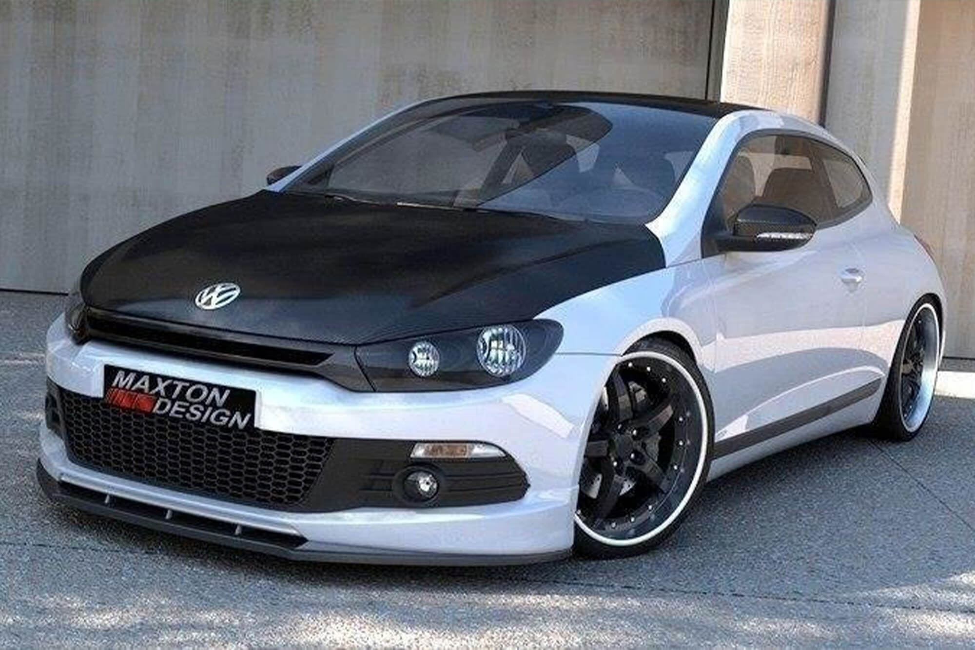 Спојлер  Mаxton Design за преден  R-Line браник на VW Scirocco 2008-2014, боја карбон