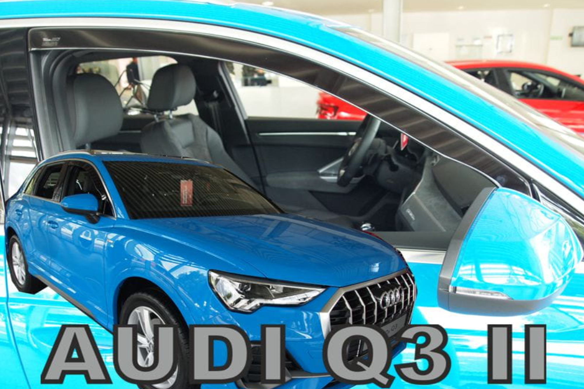 Предни ветробрани Heko за Audi Q3 по 2018 година, затемнети, 2 бројки