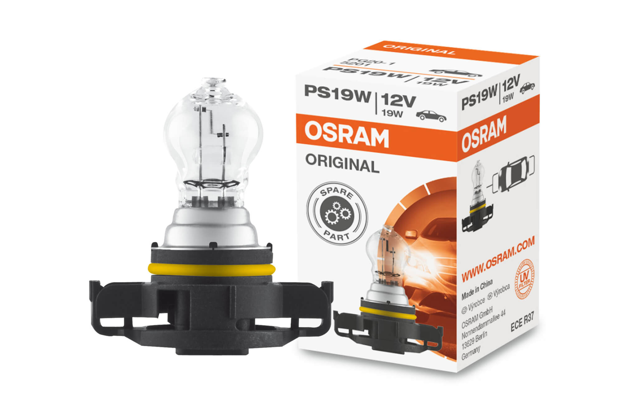 Халогенска сијалица Osram PS19W Original 12V, 24W, PG20-1, 1 број