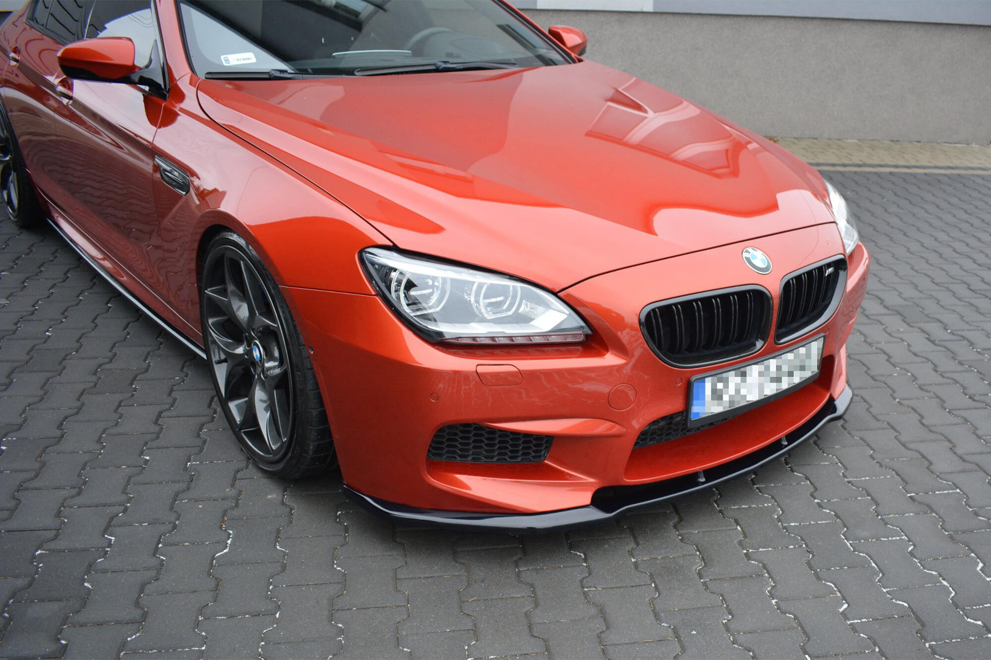 Спојлер  Maxton Design верзија 1 за преден  M6 браник на BMW серија 6 Gran Coupe F06 2012-2014, црн мат