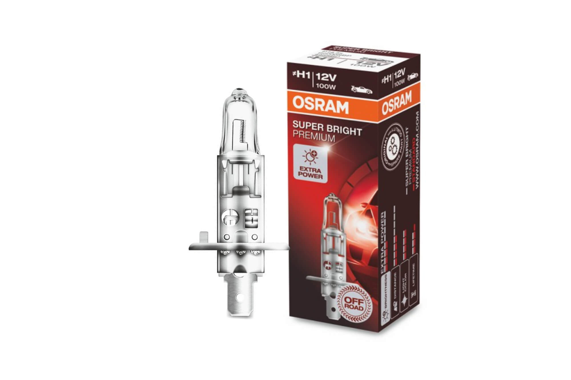 Сијалица Osram H1 Super Bright Premium 12V 100W 1бр.