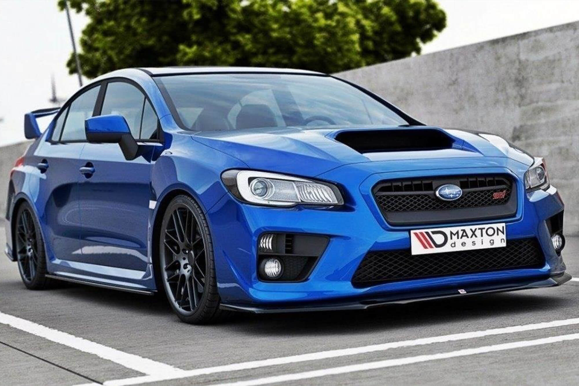 Спојлер  Maxton Design верзија 1 за преден  STI браник на Subaru Impreza WRX по 2014 година, боја карбон