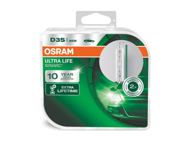 Комплет 2 бр. ксенон сијалици Osram D3S Ultra Life 42V, 35W, PK32d-5