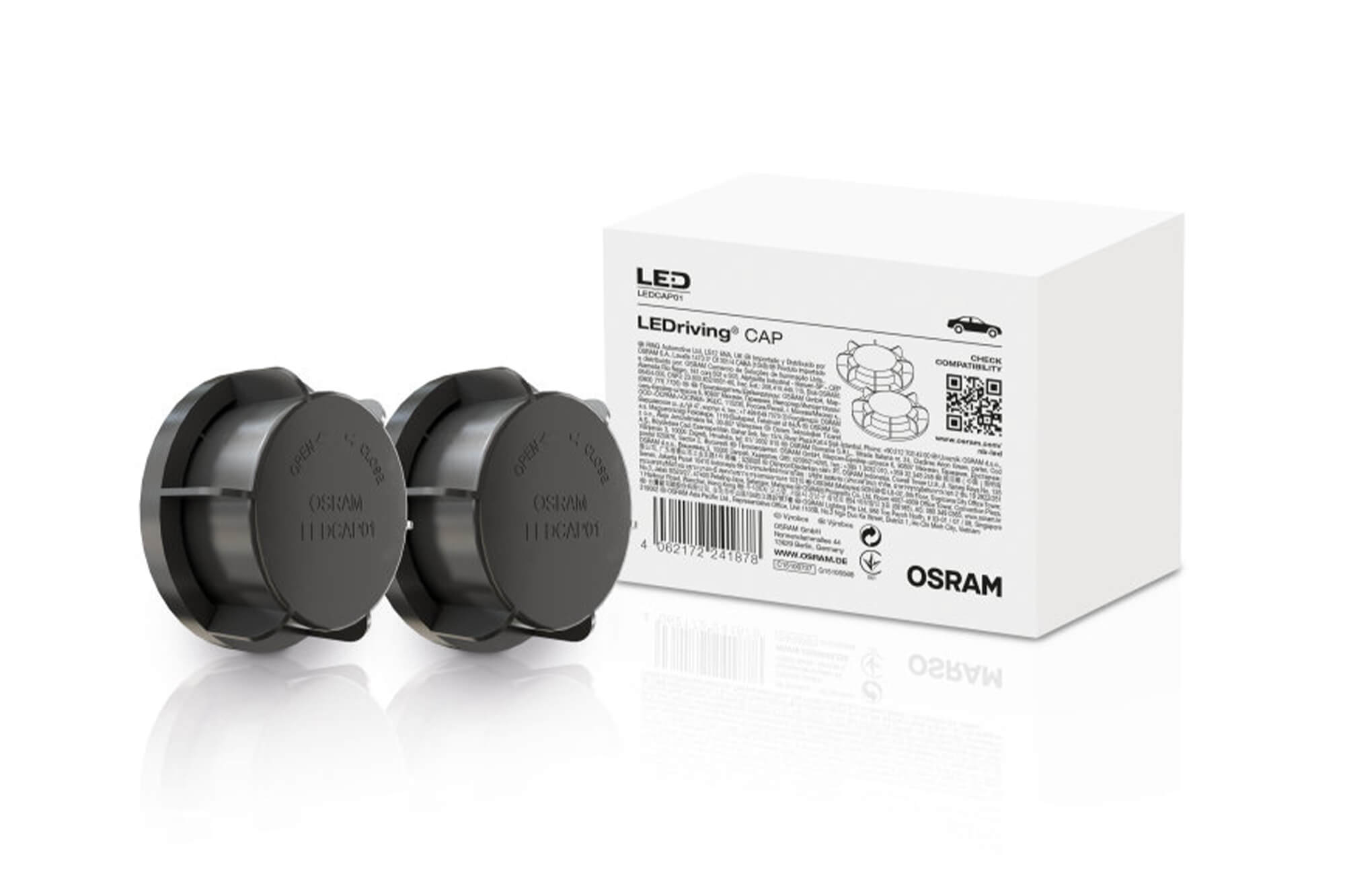 Комплет капачки Osram LEDriving CAP за фарови, Ф88мм, 2 бројки