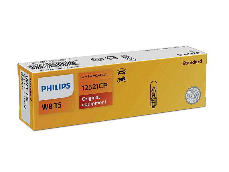 Халогенска сијалица Philips W2W Standard 12V, 1W, W2x4.6D, 1 бр.